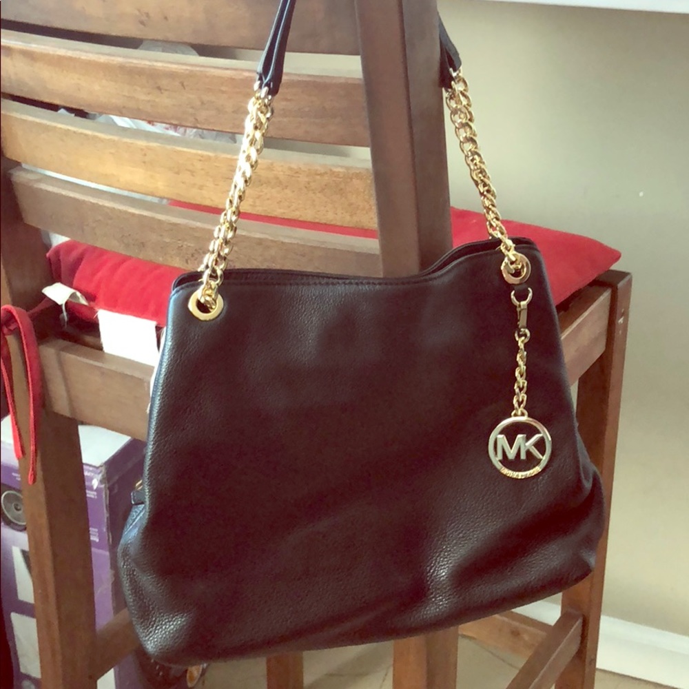 Michael Kors Black Leather bag